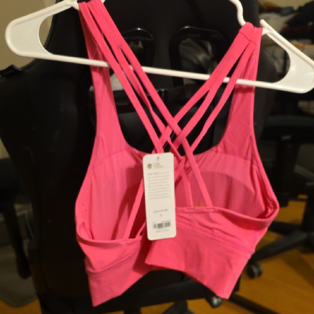 CRZ YOGA Pink Strappy Bra - Picture 2 of 5